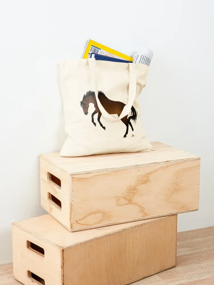 Сумка-тоут Bucking Bay Thoroughbred - Equine Rampaige, эстетичная сумка для покупок, сумки на заказ (art.: 3920db4a638fd) - 3920db4a638fd