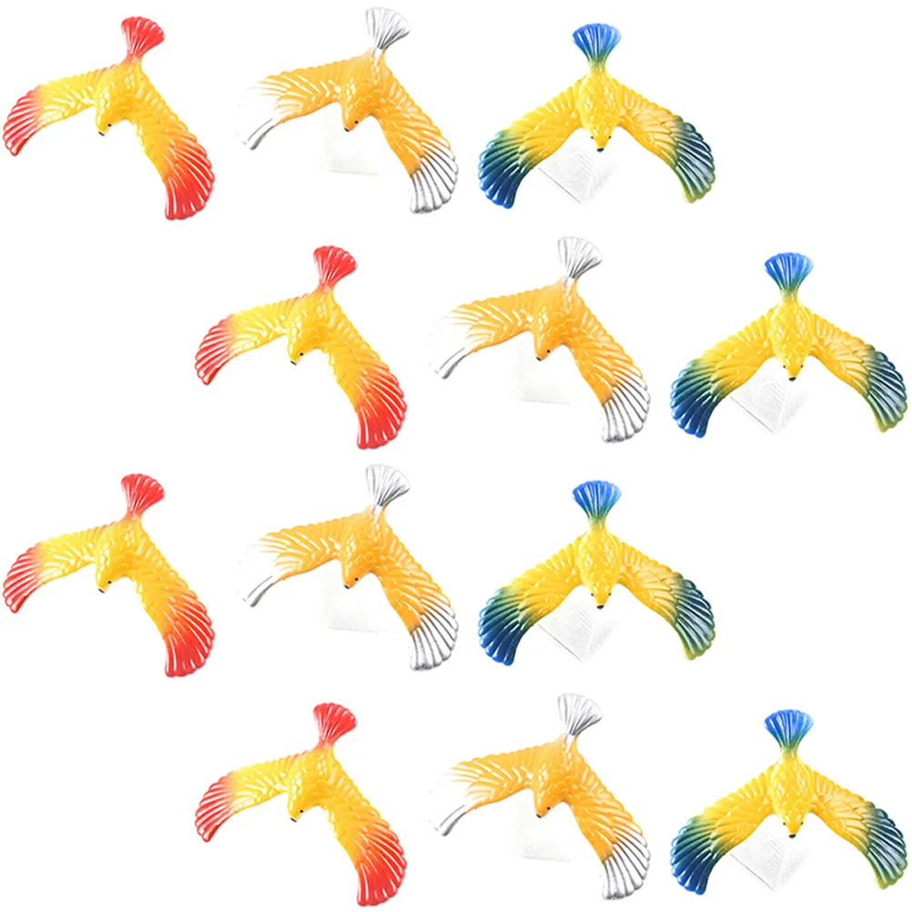 

12pcs Balance Bird Gravity Bird Eagle Toys Children Physical Science Toy Gift