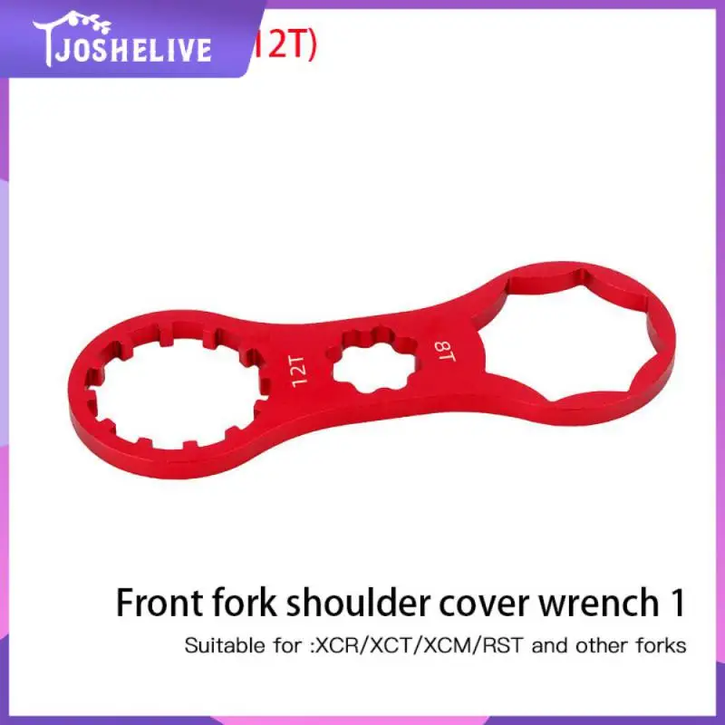 

Three-in-one Wrench High Strength Lightweight Front Fork Houlder Cover Wrench Anodic Oxidation Multifunctional Wrench Frosted