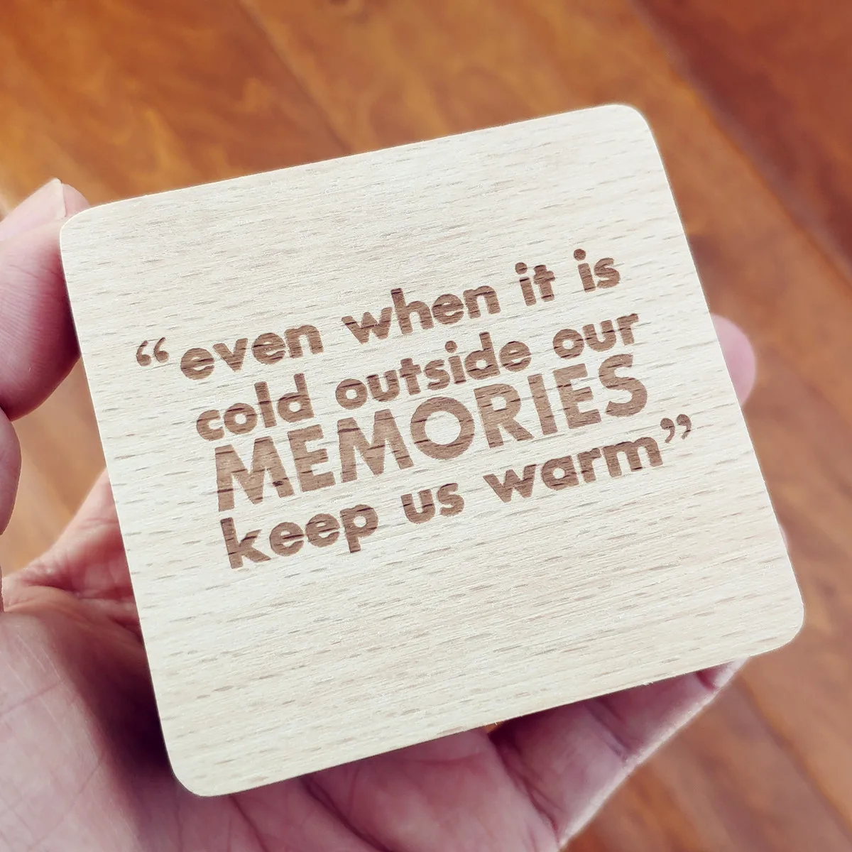 

Our Memories Keep Us Warm Music Box Customized Engraved Photo Gifts Unusual Fly Me to the Moon