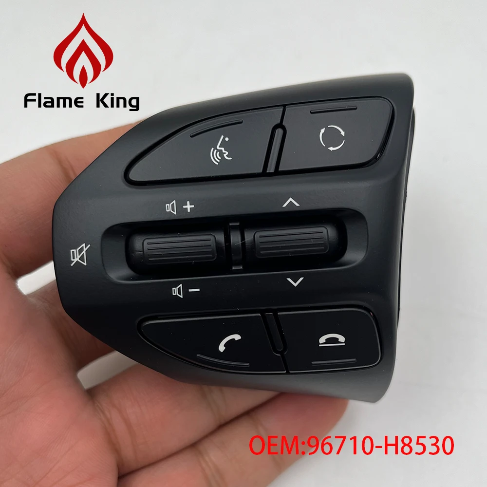 

Flame king для Kia RIO 2018-2021 Φ K2 RIO 4 Bluetooth кнопки управления аудио на многофункциональном рулевом колесе автомобиля
