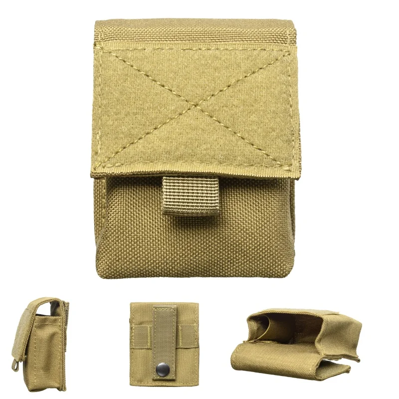 

Nylon Military Molle Pouch Waist Bag Tactical Single Pistol Magazine Pouch Knife Flashlight Sheath Airsoft Hunting Ammo Camo Bag