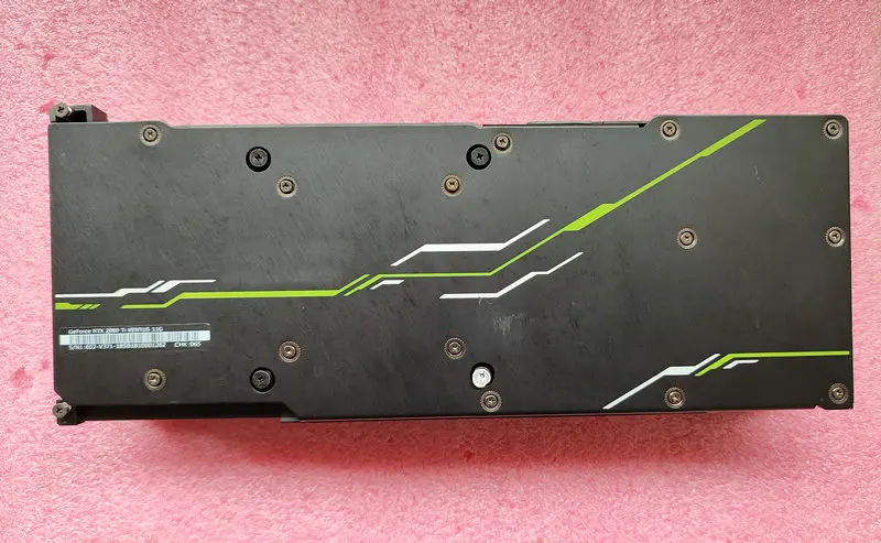 Оригинальный радиатор-кулер для видеокарты MSI RTX2080Ti SUPER VENTUS OC с задней пластиной