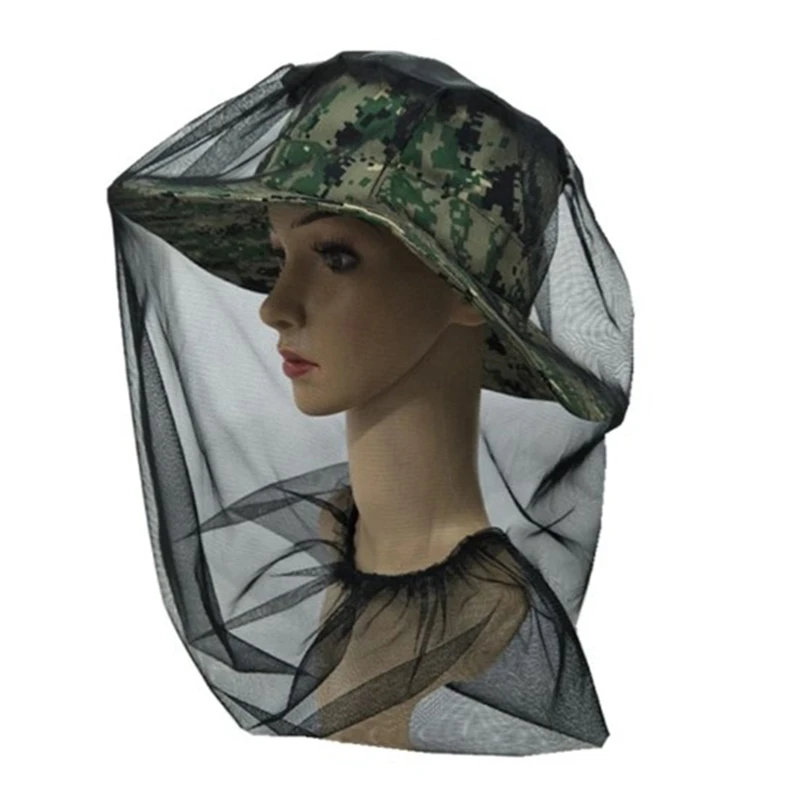 Сетка с очень большими и длинными отверстиями для защиты лица от насекомых