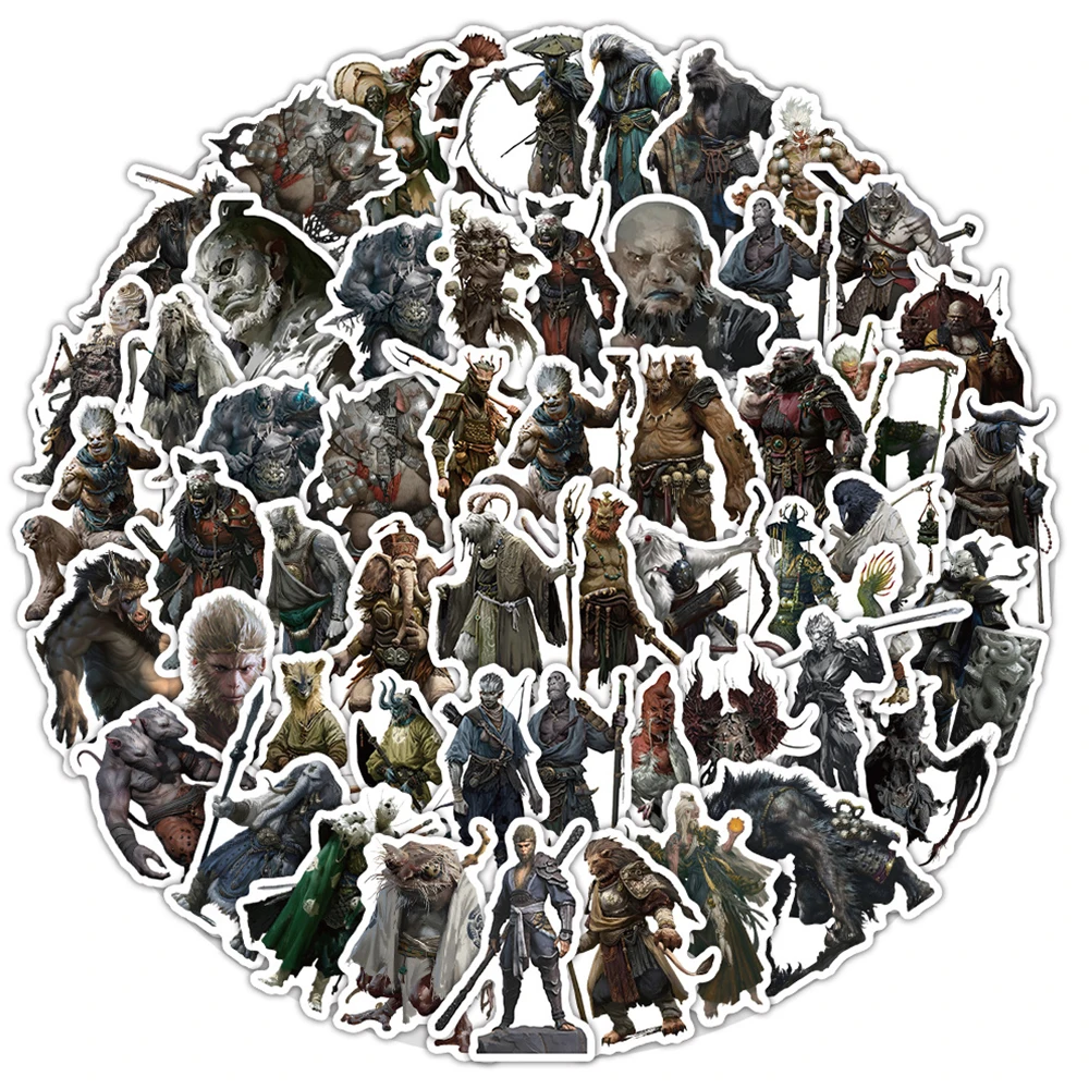 10/30/50 шт. аниме Gmae Black Myth Wukon наклейки DIY чехол для компьютера и телефона гитара