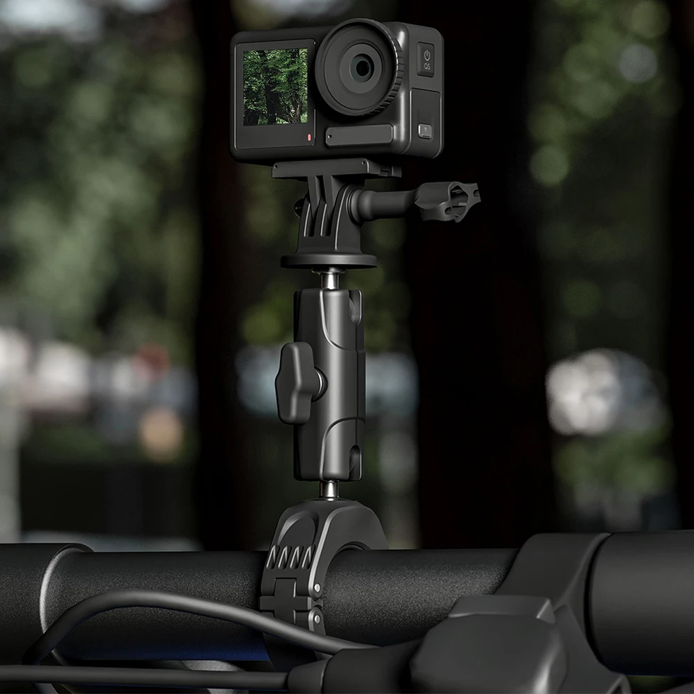 Super Clamp for Insta360 Ace/Ace Pro Camera Mount Ball Joint Tube Roll Bar Holder Clip with Ballhead X4/X3