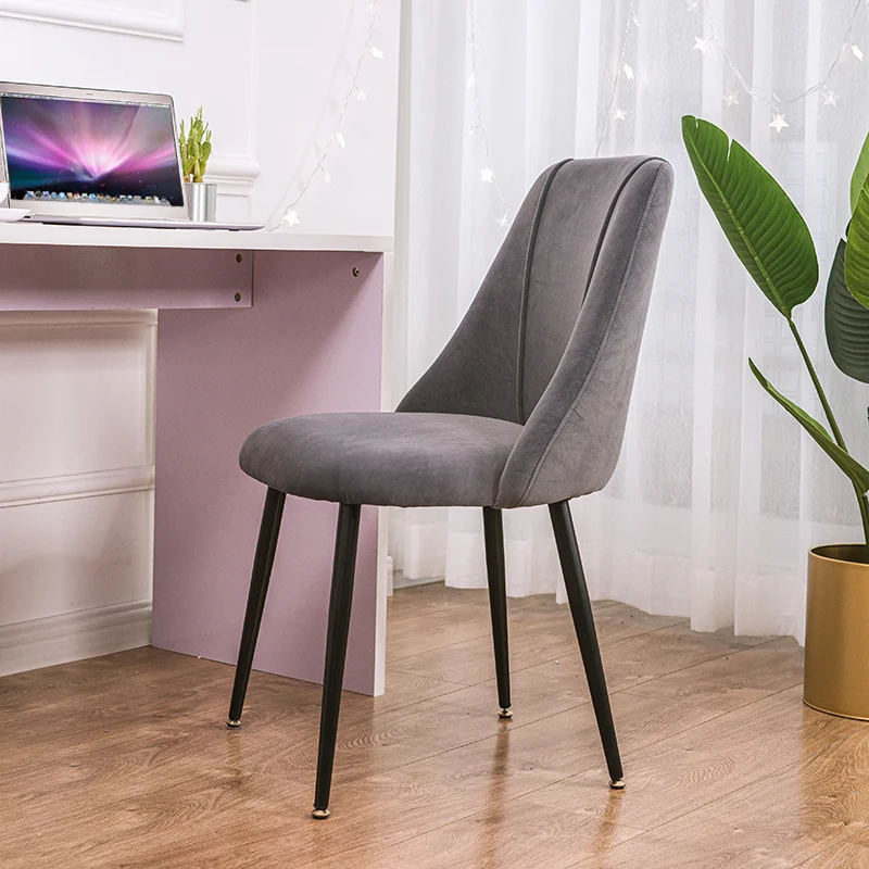 Скандинавский розовый стул для столовой спальни гостиной дома кабинета магазина