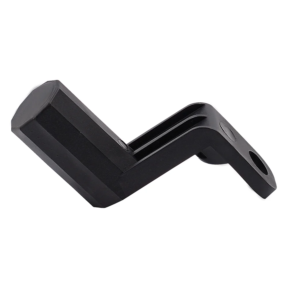 

1PC Practical Black Motorcycle Rear-view Mirror Extended Bracket for Fixing Mobile Holder Voltmeter External Headlight