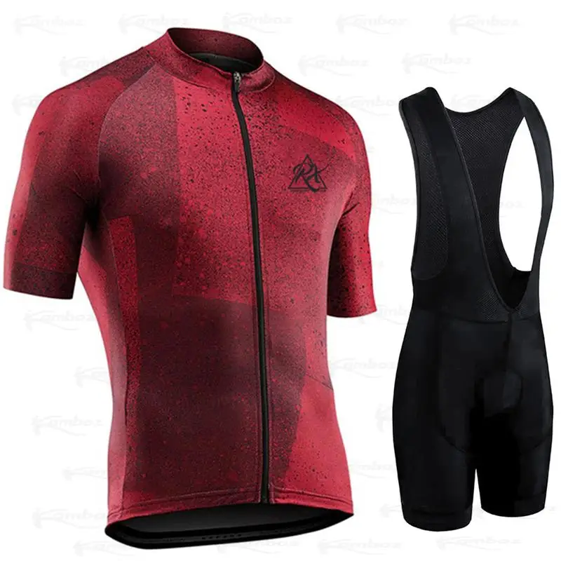 Купи Raudax Team New Cycling Jersey set Men Breathable MTB Uniform Bike Clothing Quick Dry Bicycle Clothes roupa ciclismo masculino за 505 рублей в магазине AliExpress
