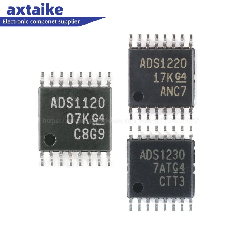 

ADS1120IPWR ADS1220IPWR ADS1230IPWR ADS1120 ADS1220 ADS1230 TSSOP-16 Analog to Digital Converters ADC 16/24Bit SMD IC