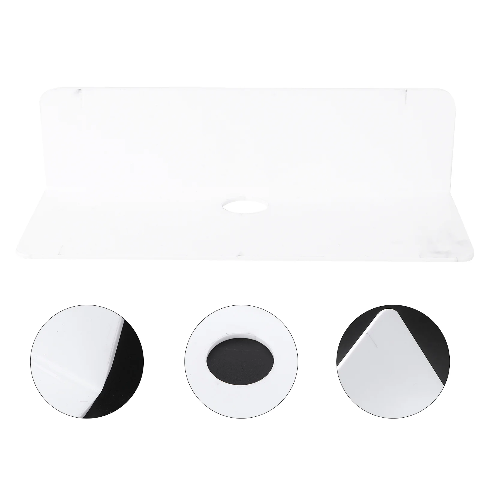 

Black Corner Shelf Sundries Organizer Household Shelf Speaker Wall-mounted Multifunctional