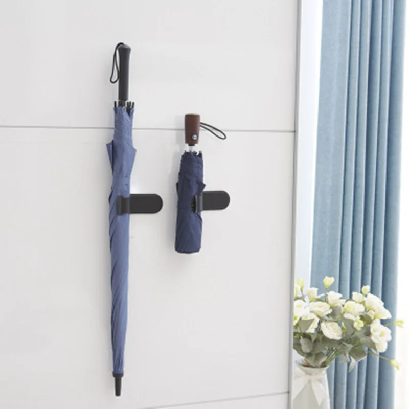 2022 New1 Pc Multiple Using Umbrella Holder Wall Mounted Umbrella Rack Holders Car Home Entryway Clip Hook Interior Fashion Ins