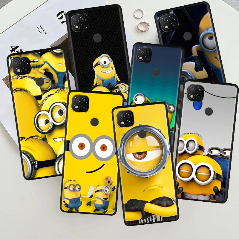 

Cover Case for Xiaomi Redmi 9C 10C 9A 9 9T 10 6A 6 7A 7 8A 8 Trend Style Funda Luxury Armor Despicable Me Minions Movie