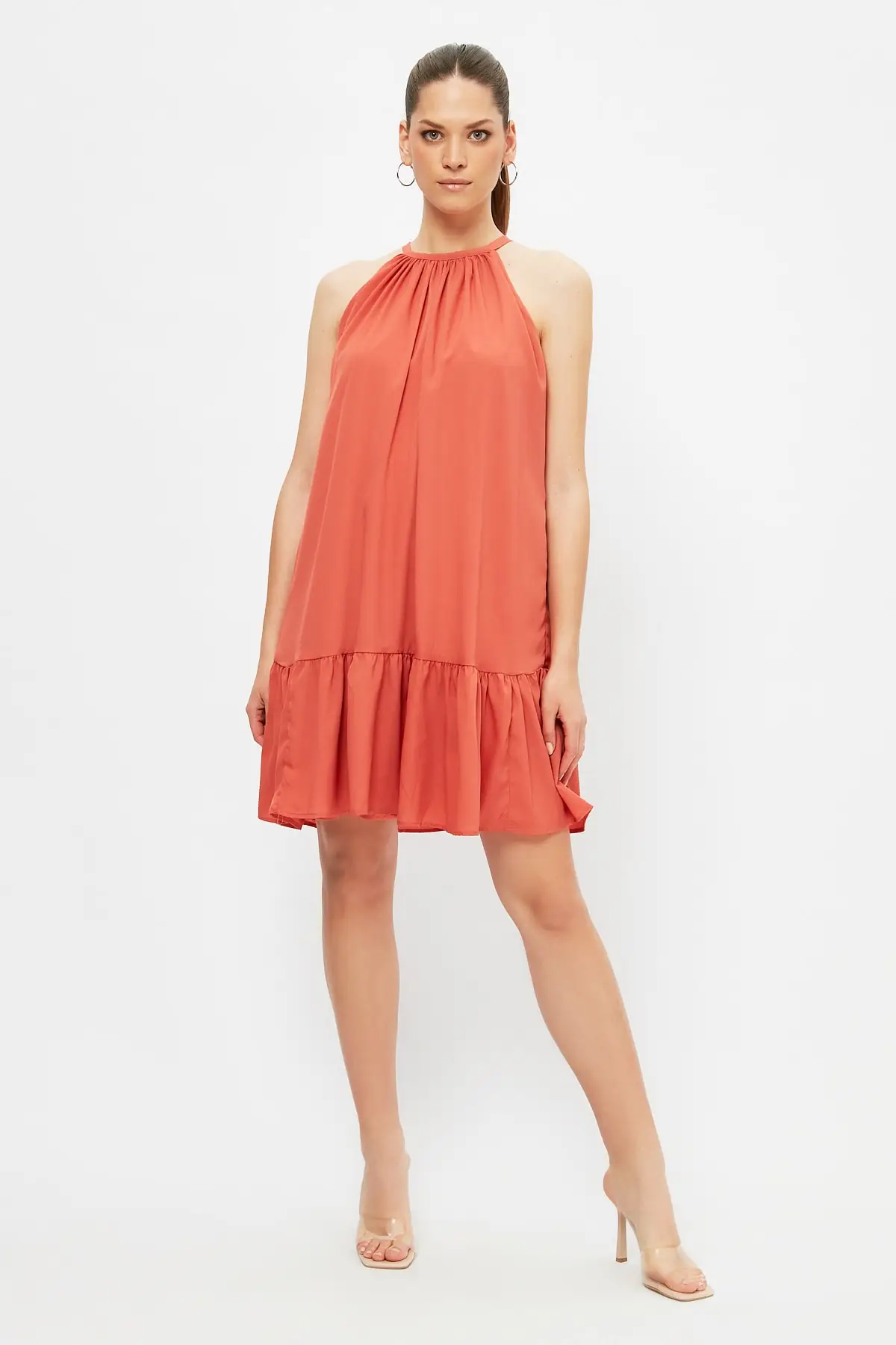 

Trendyol Flounces Dress TWOSS20EL2904