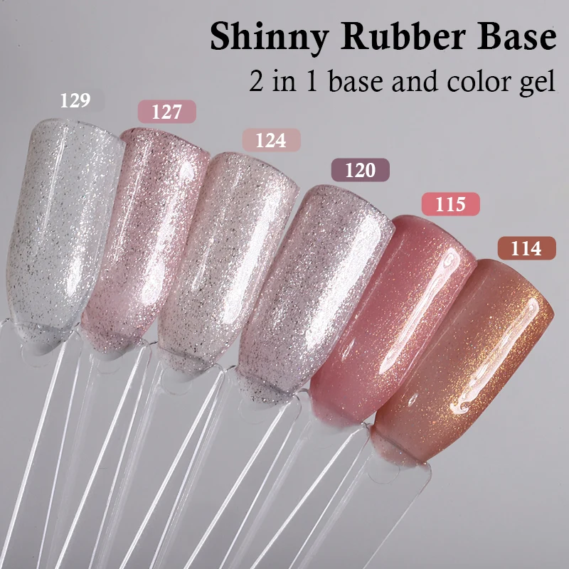 MSAHRE 100 мл блестящий мерцающий резиновый базовый гель для лака ногтей