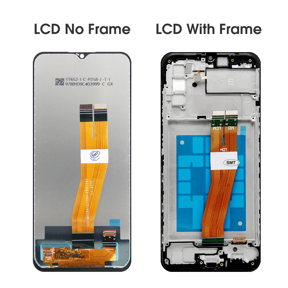A02S Экран дисплея с рамкой для Samsung Galaxy A02s SM-A025F/DS A025G/DS Замена дигитайзера