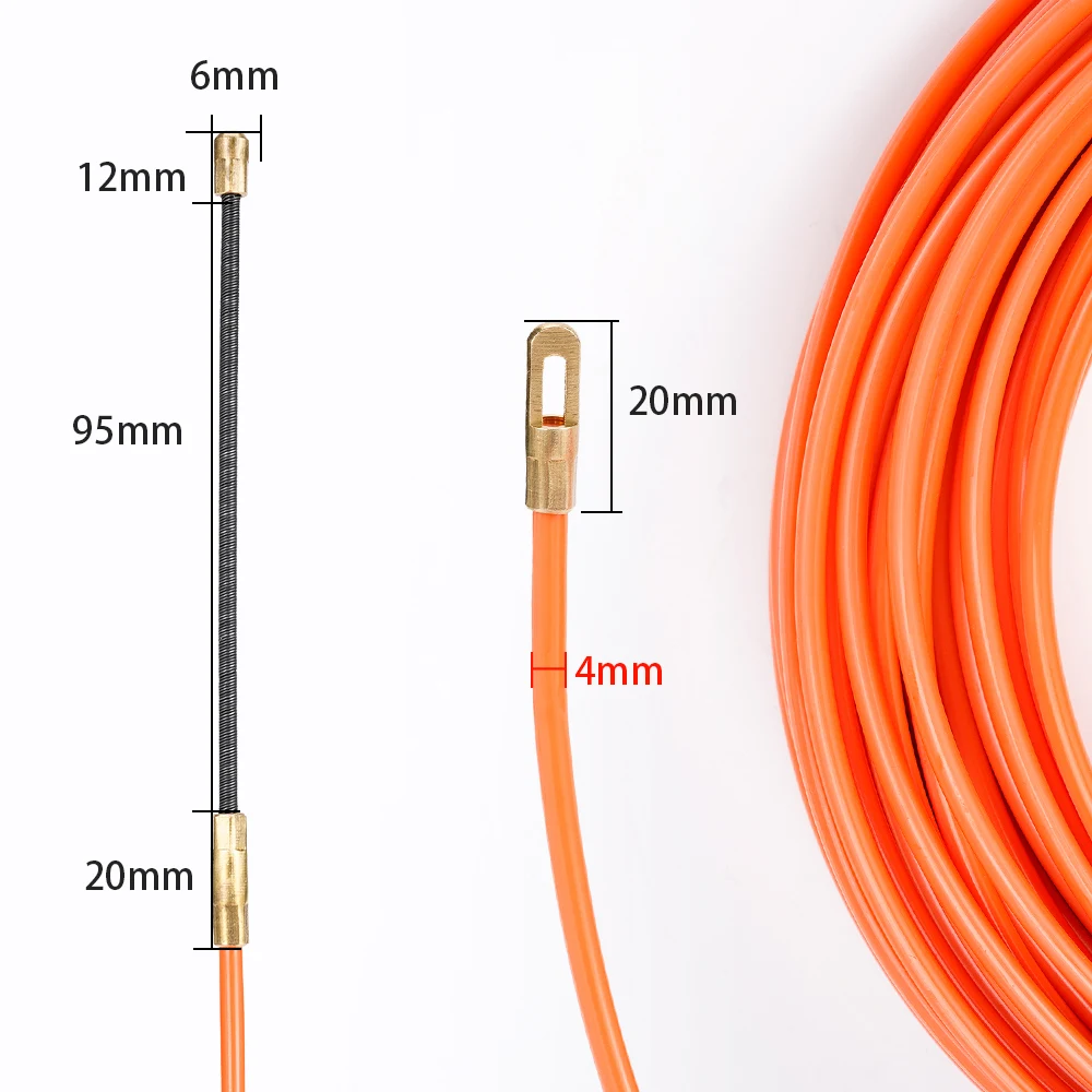 Оранжевый Нейлоновый Зажим Для Кабеля 4 Мм Настенный Инструмент Электрика