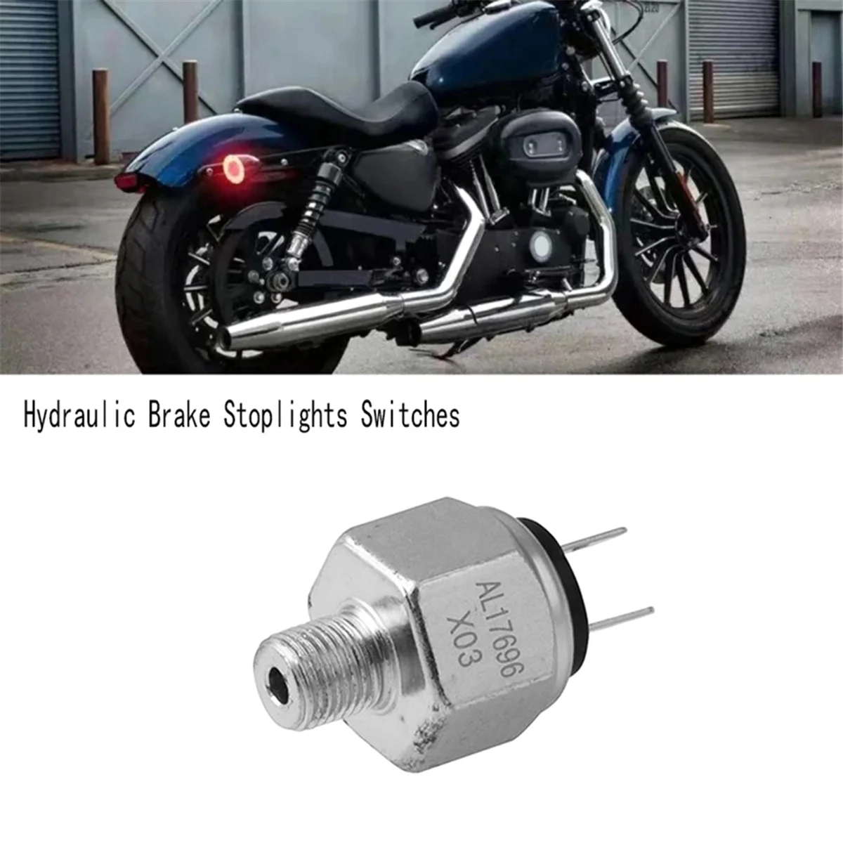 10 мм БОЛТ мотоциклетный гидравлический стоп-сигнал переключатели для Harley-Davidson