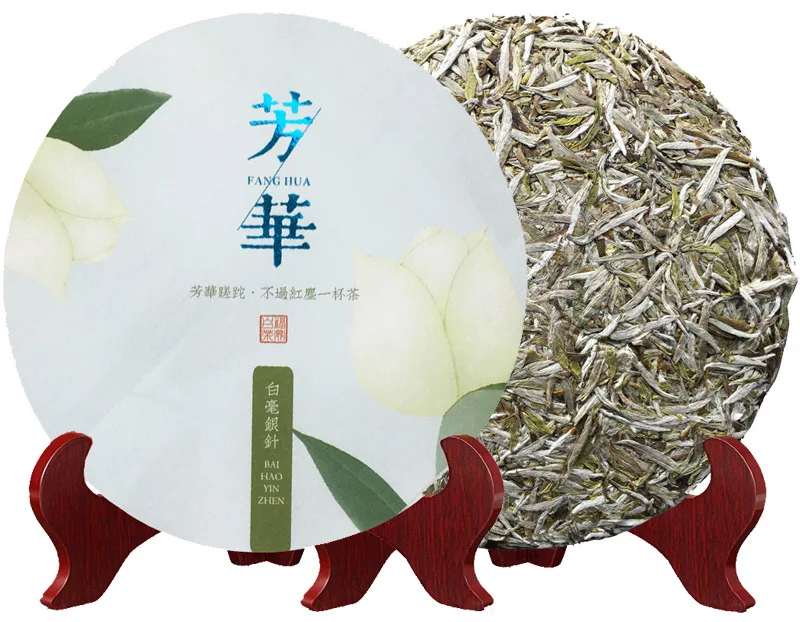 

FUDING White Tea Cake White Hair Silver Needle Aged Flower Sweet White Peony Health Care Gift