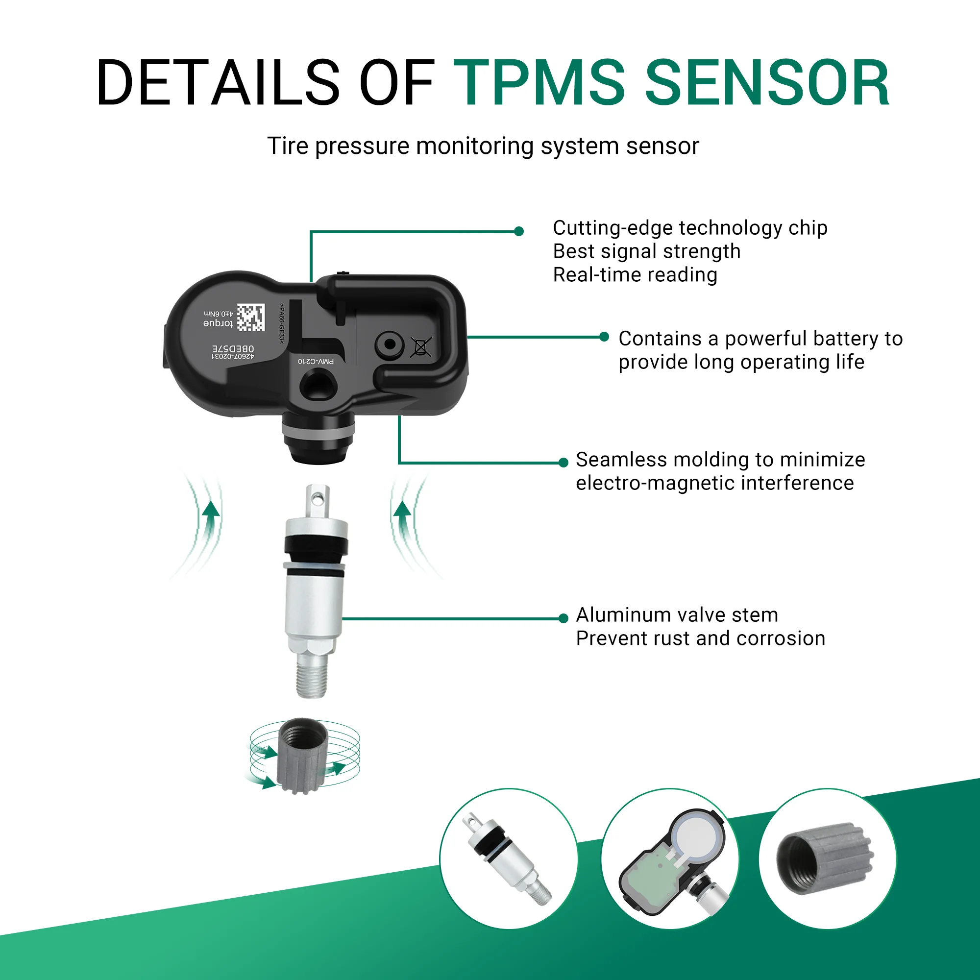 Досуперса 4260733021 / 4260733022 Датчик TPMS для серии CT ES Серия GS GX HS IS LFA LS IQ TC
