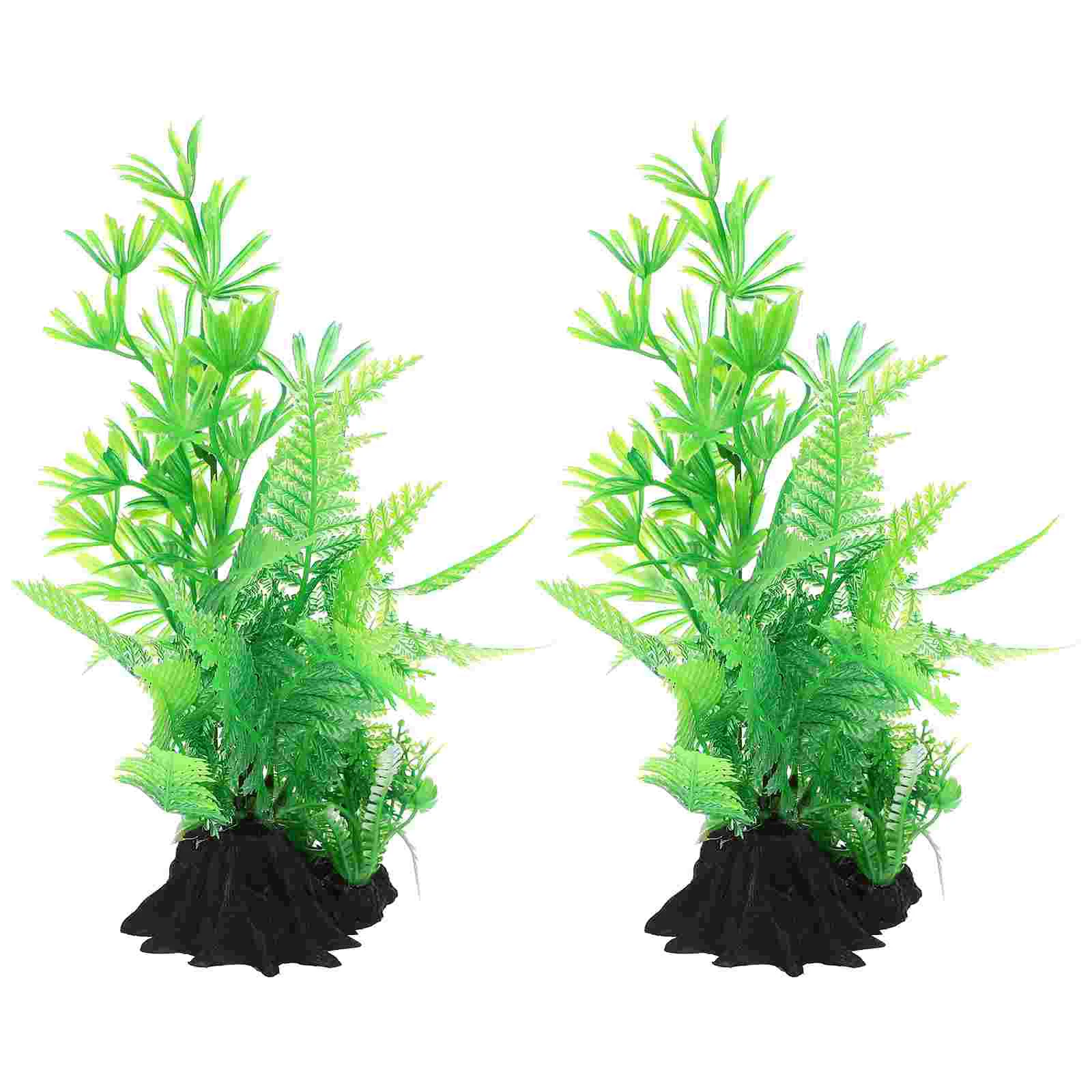 

Aquariumtankartificial Decor Faketerrarium Aquatic Landscape Underwater Suppliesaccessories Ornaments Fakegrass Water Ornament
