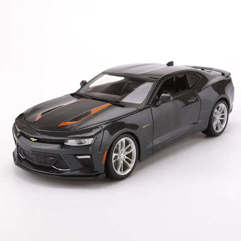

1/18 масштаб 2017 CAMARO металлический гоночный полицейский автомобиль литье под давлением модель игрушка для детей Подарки Коллекционные шоу