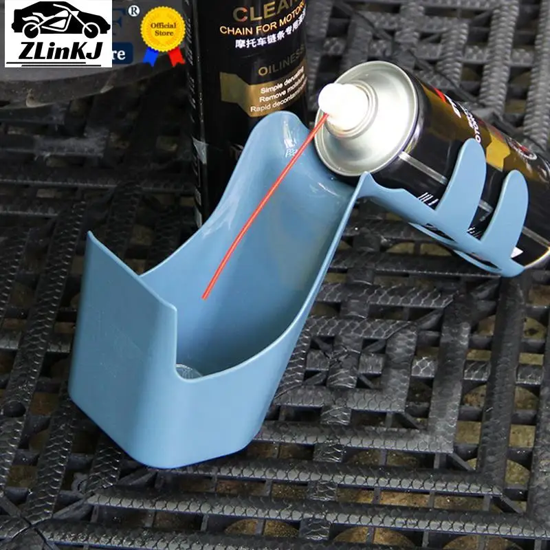 

Motorcycle Bike Chain Oil Storage Tool Box Oil Splash-Proof Tool Chain Cleaning Agent Chain Oil Anti-spray Tool