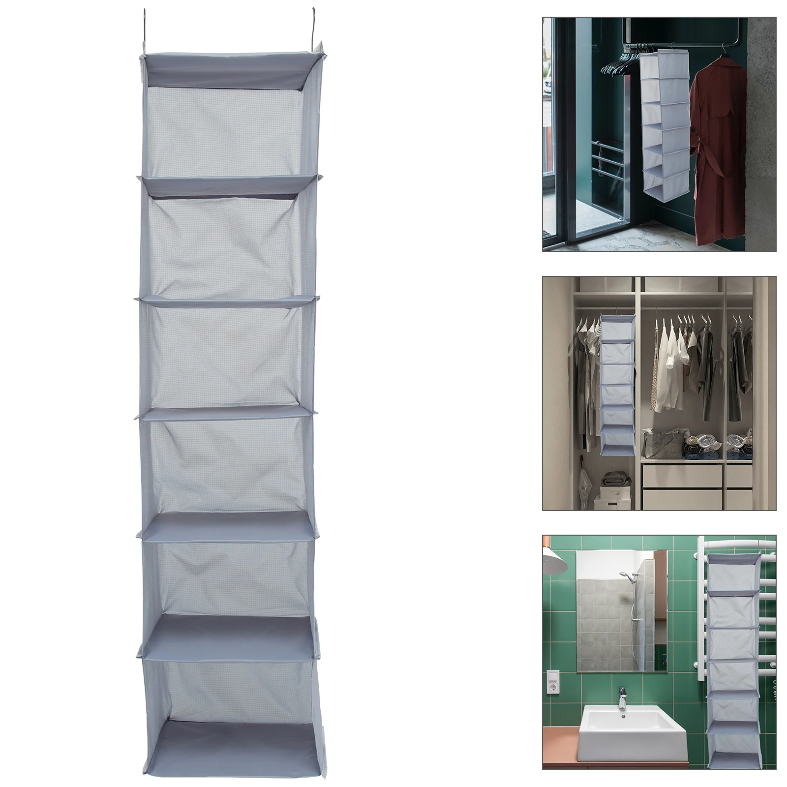 

Organizers And Storage Closet Organizer Organizer Space Saving Hanging Shelves For Closet Hanging Closet Organizer