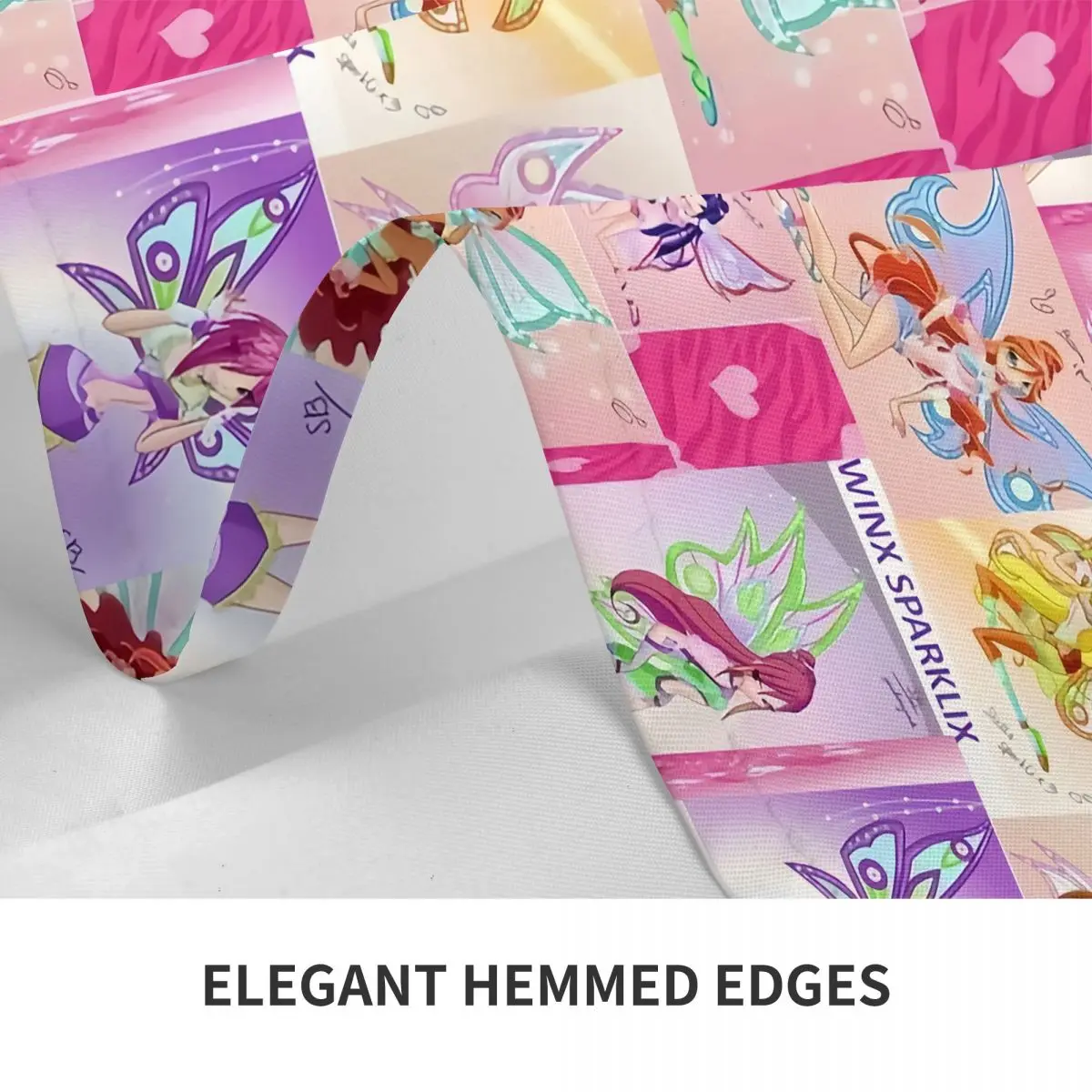 Прямоугольный маслонепроницаемый чехол для стола из мультфильма Disney Винкс