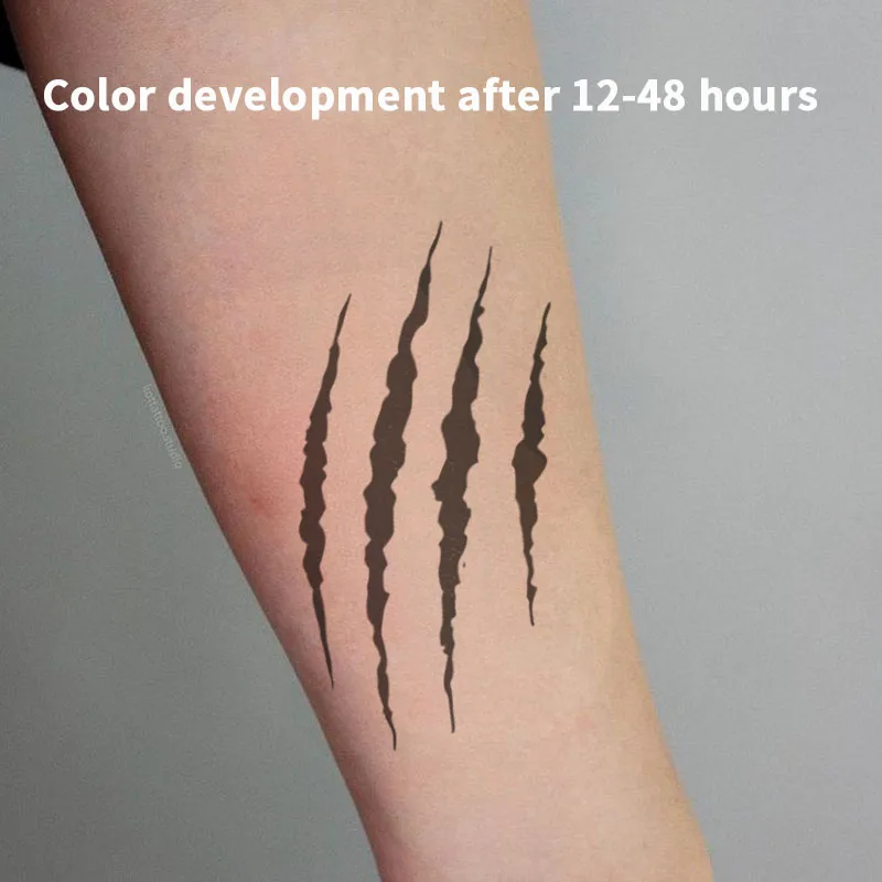 Водостойкие наклейки-татуировки в стиле панк