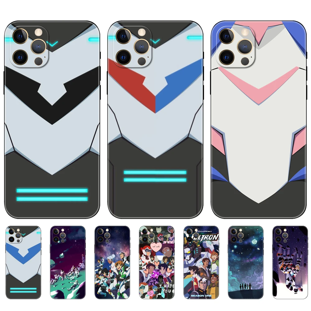 

Black tpu case for iphone 5 5s se 6 6s 7 8 plus x 10 XR XS 11 12 13 mini pro MAX back cover keith Voltron Legendary Defender