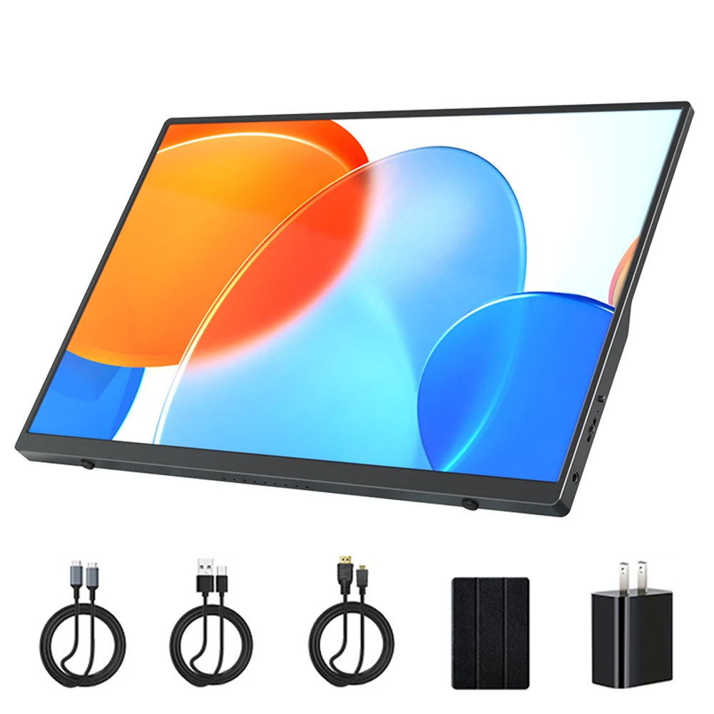 Monitor portatile da 14 pollici schermo esterno ultrasottile HDMI compatibile con schermo USB C IPS Monitor da gioco per PC Laptop Macbook