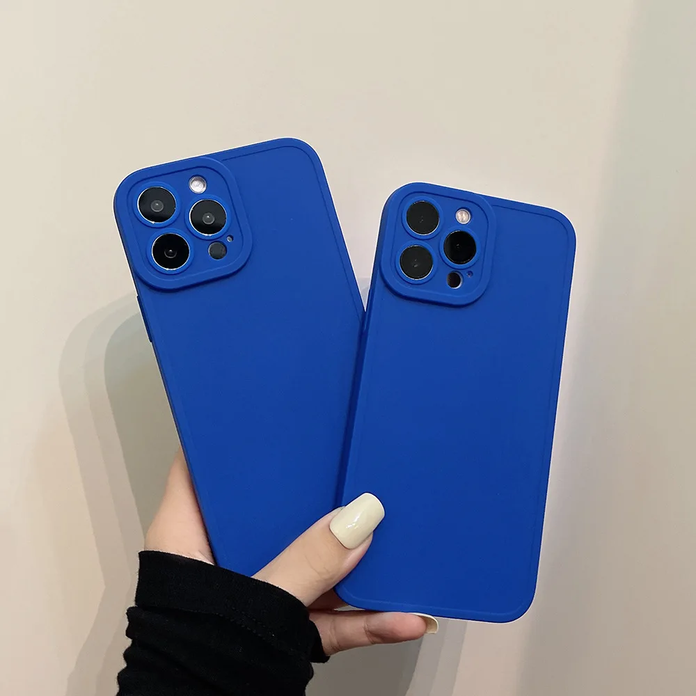 Romantic Sunset Blue Phone Case for Iphone XR X XSMAX 11 12 13 14 Pro Max 7 8 Plus Mini Cover Soft Silicone Fundas Coque