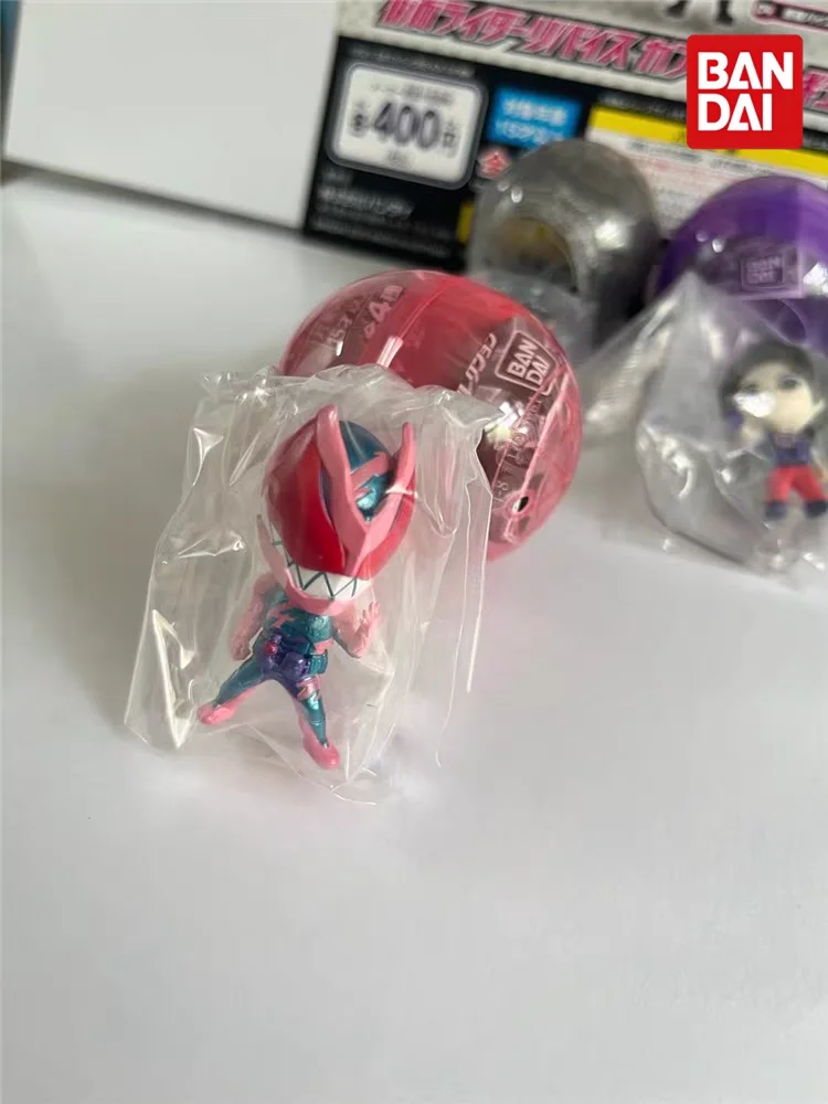 Фото Коллекционная мини-фигурка Bandai Kamen Rider Revice Gashapon Q Version: Икки Игараси, аниме-украшение для рабочего стола №3