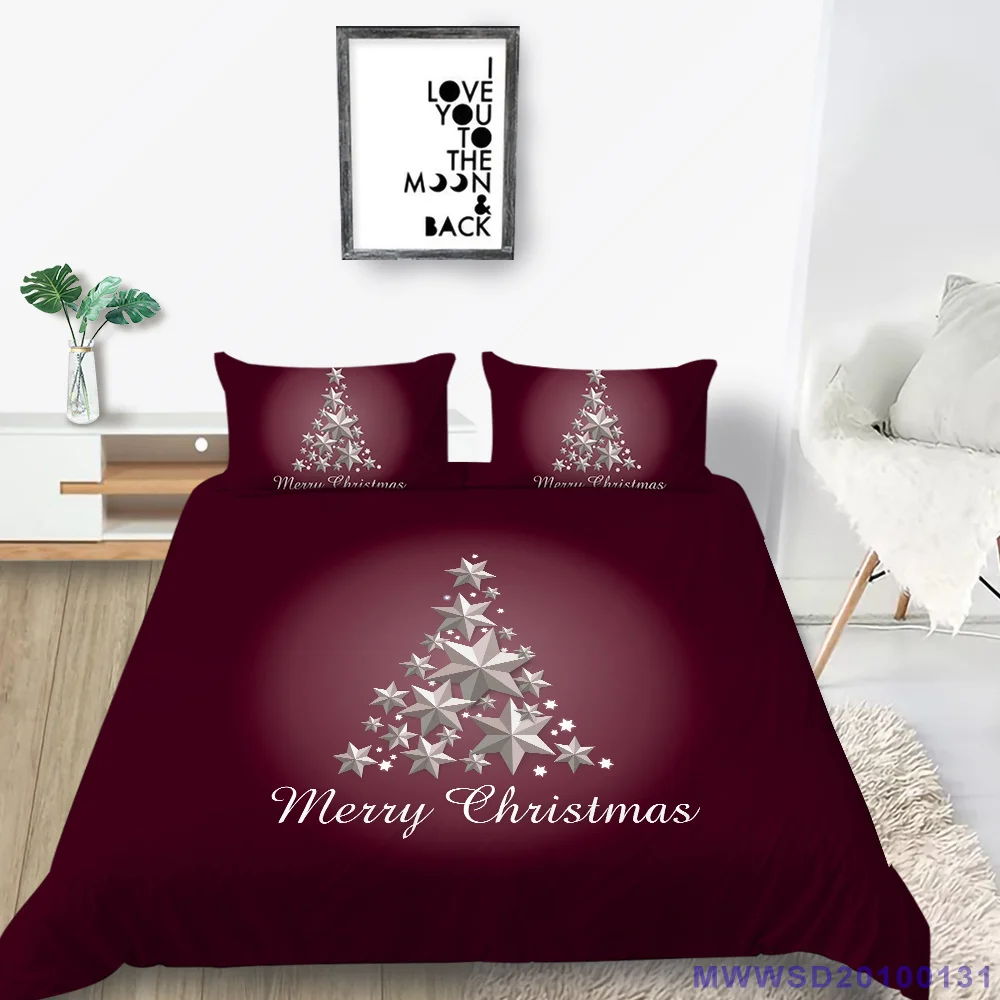 

Рождественское одеяло, покрывала, домашний текстиль, одинарное и двойное покрывало с наволочкой, комплекты постельного белья для подростков