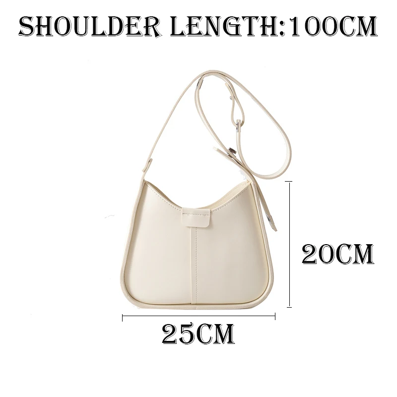 PU Leather Crossbody Bags For Women Trendy Reivt Hobo Handbag Wallet Set With 2Adjustable Guitar Strap