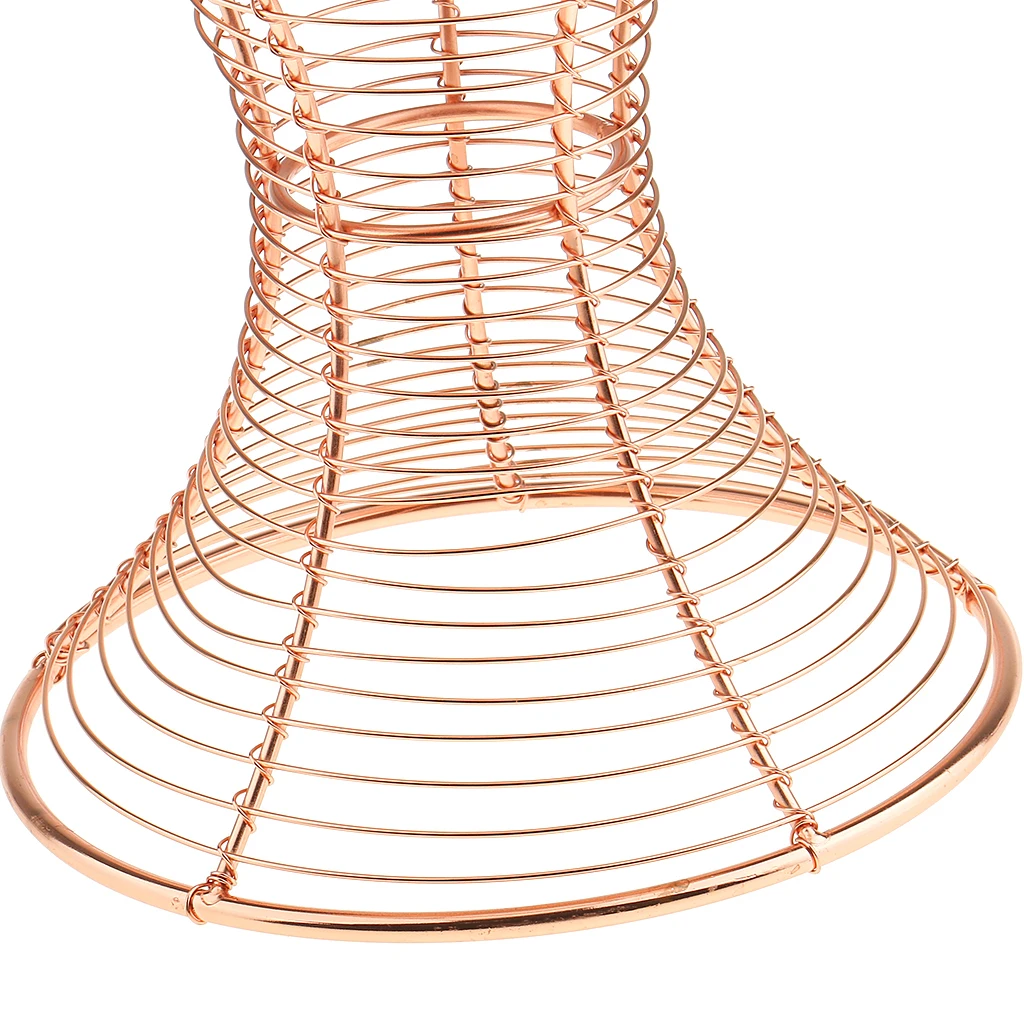

Metal Hat Cap Helmet Rack Hair Wig Holder Storage Display Stand Pink Gold