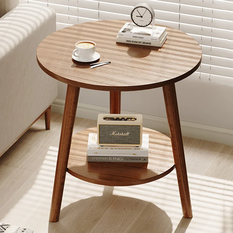 

Круглый круглый обеденный стол, маленький боковой столик, ТВ, мебель в скандинавском стиле для гостиной, журнальные столики, чайный столик, ...