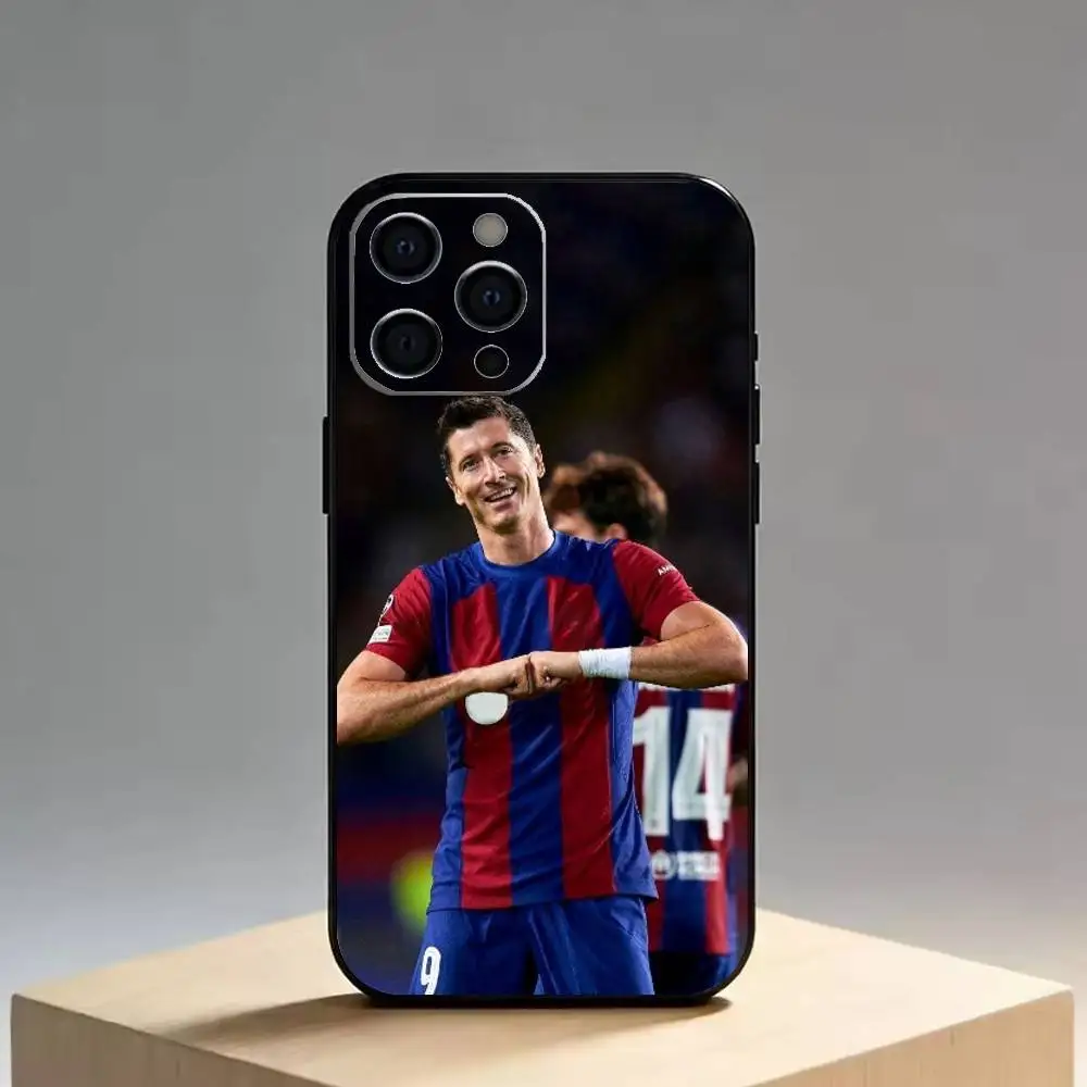 Фото Чехол для телефона R-Robert L-Lewandowski-Football-Sport для iPhone 17, 16, 15, 14, 13, 12, 11 Plus, Pro Max и других моделей, мягкий черный чехол №4