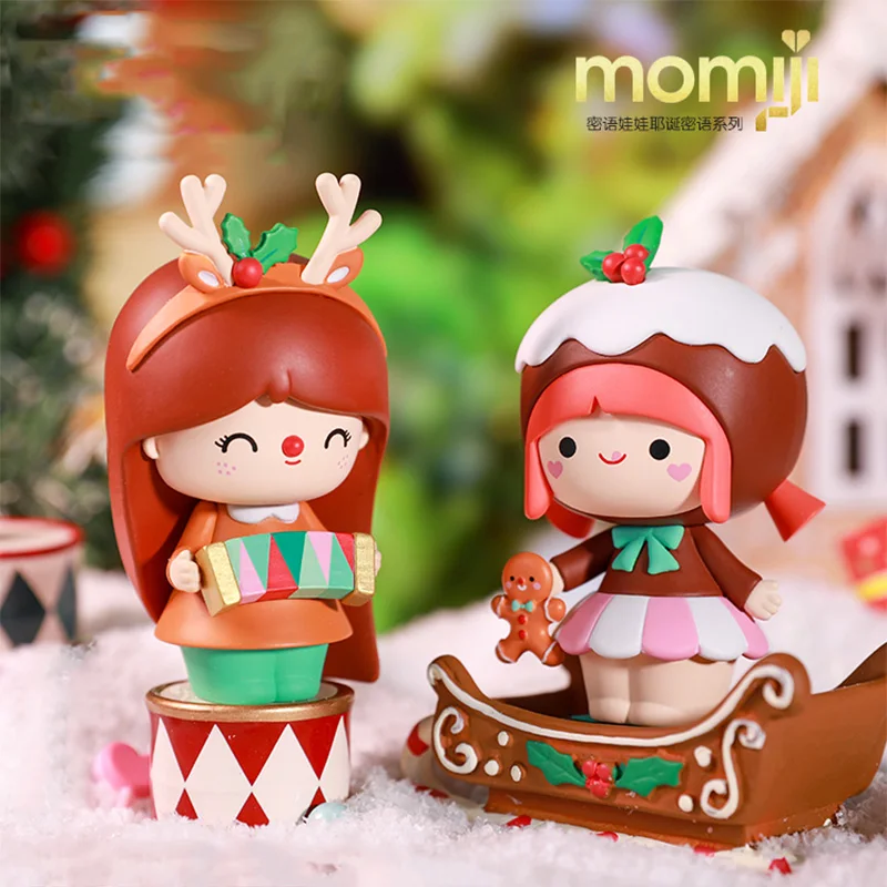 

Original POP MART Momiji Christmas Series Figure Blind Box Toys Model Confirm Style Cute Anime Figure Gift Surprise Box