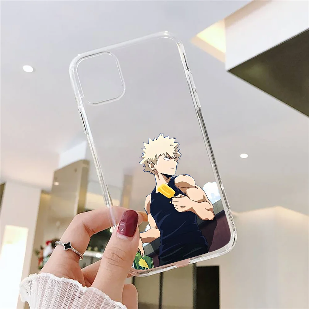 Чехол для телефона Bakugou Katsuki My Hero Academia прозрачный для Xiaomi Mi Max Note 3 A2 A3 8 9 9T 10 Lite Pro Ultra прозрачный.