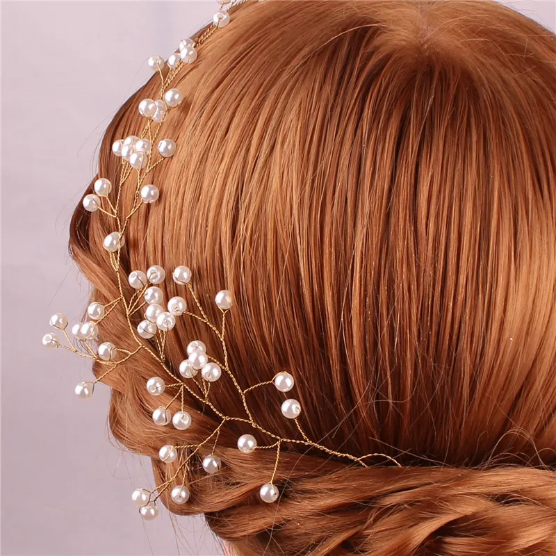 

Exquisite Bridal Pearl Jewelry Wedding Tiaras Handmade Tiaras Wedding Accessories