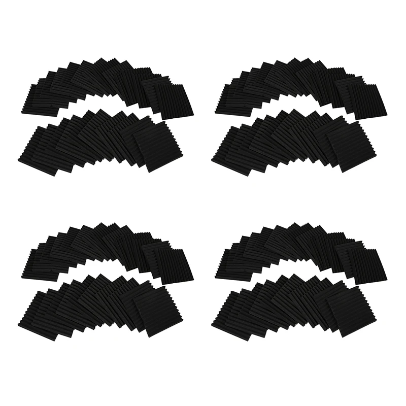 

96 Pack Acoustic Panels Studio Foam Wedges 1 Inch x 12 Inch x 12 Inch