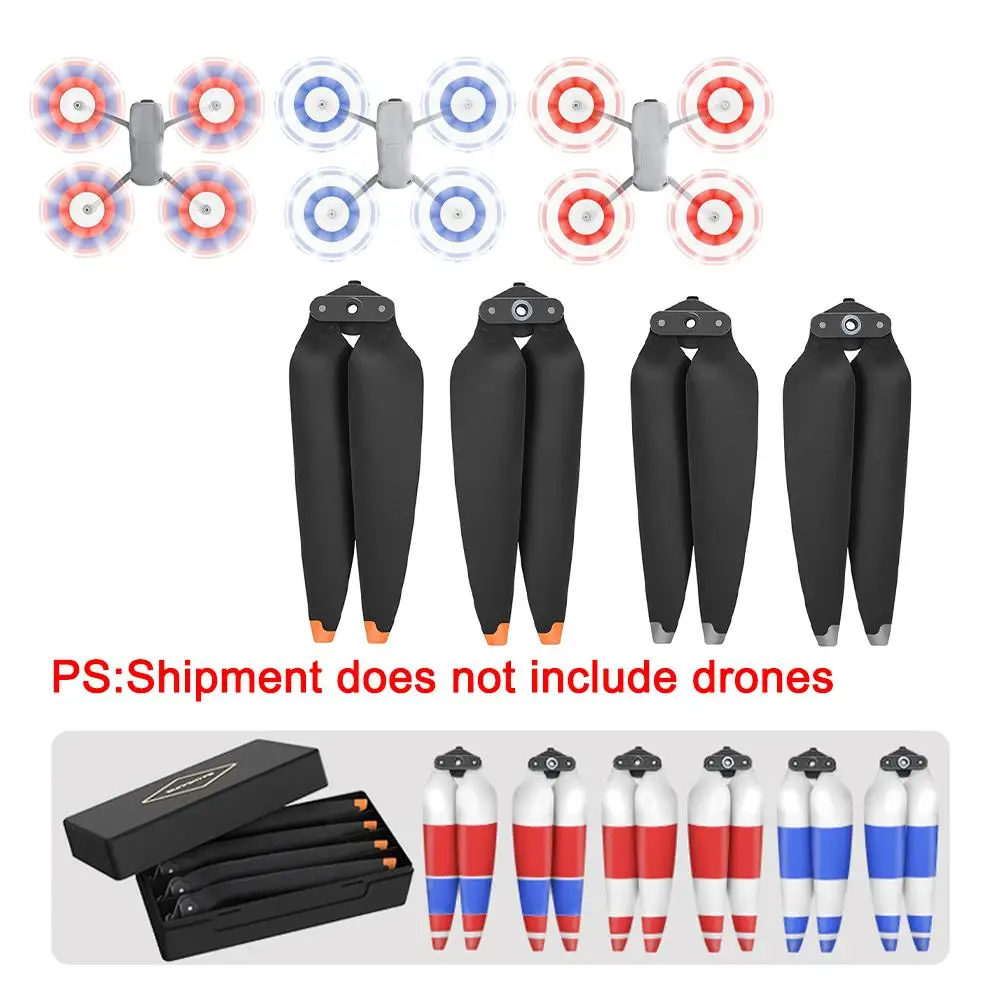 

For Dji AIR 3 Propeller Hard and Durable Lightweight Blades Props Accessories Foldable Propellers Storage N9C9