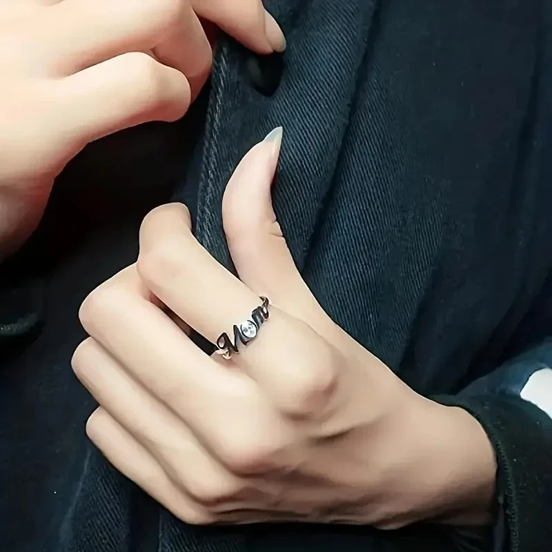 Huitan модные кольца из стерлингового серебра 925 пробы для мамы необычный подарок