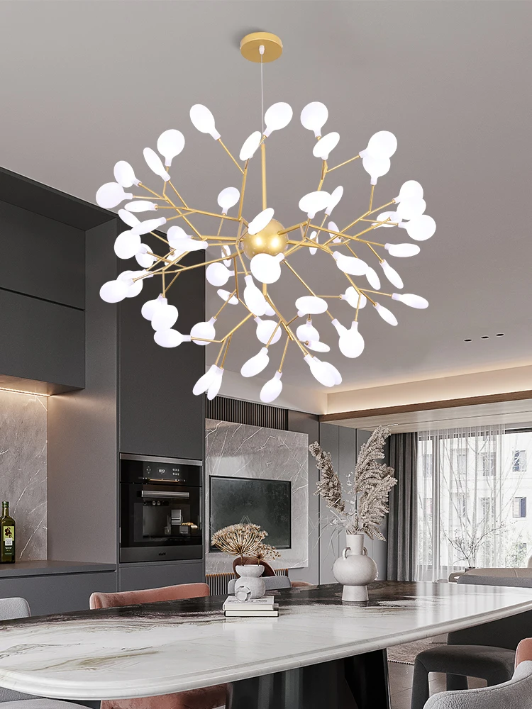 

Modern LED firefly Chandelier light stylish tree room decor for Bedroom Kitchen Dining room Living room Luster Home Decoration