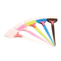 hair color dye comb brushes hairdressing oil brush easy clean silicone handle brush coloring hair brush comb haircut accessories