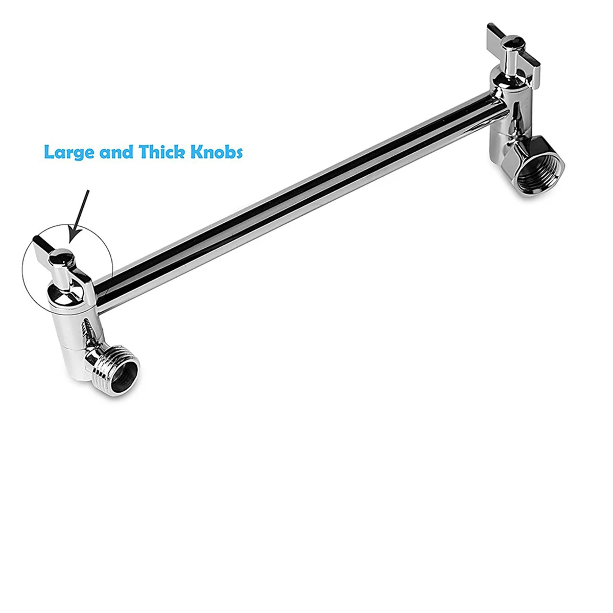 

Adjustable Extension Arm Polished Finish Brass Shower Arm Extender