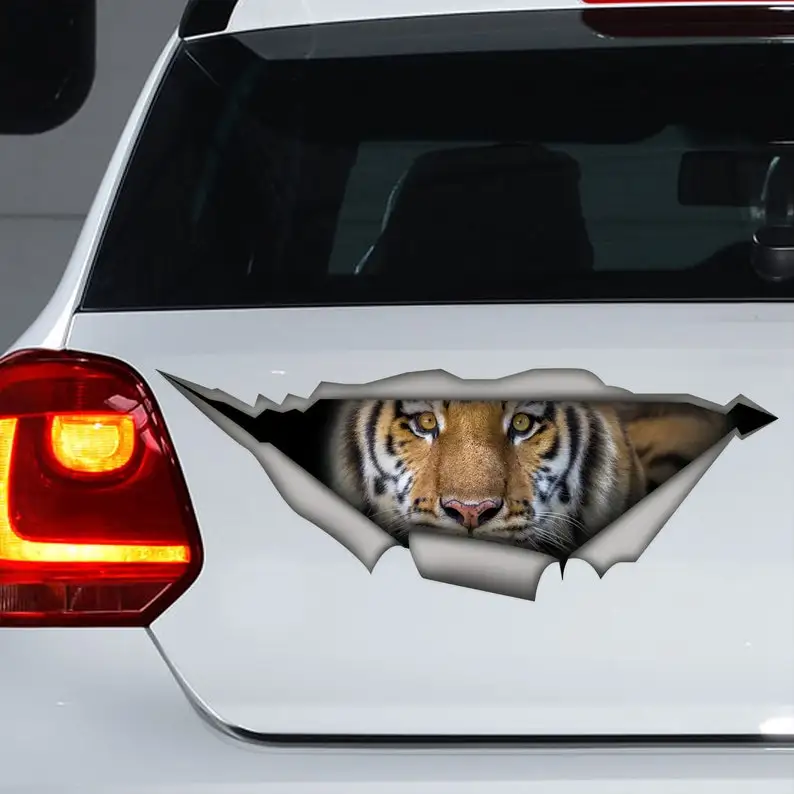 

Tiger car sticker, Tiger car decal, Tiger magnet