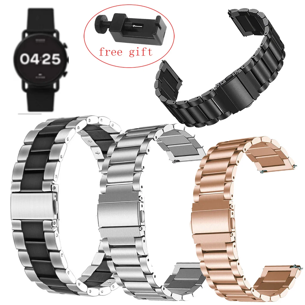 

Metal stainless steel strap For SkagenFalster 3 Wristband Watchband Falster 3 Watch Bracelet Accessories